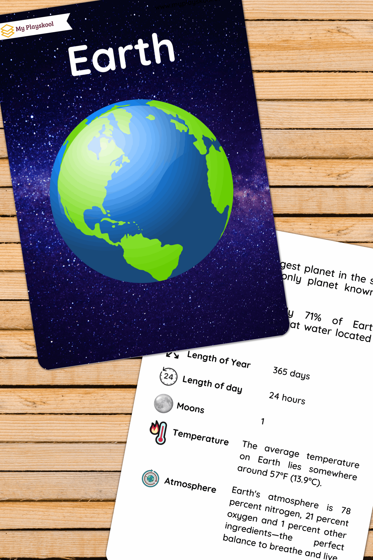 Solar System Flashcards with Fun Games
